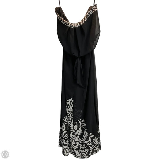 Dress Casual Maxi By White House Black Market In Black & Cream, Size: M