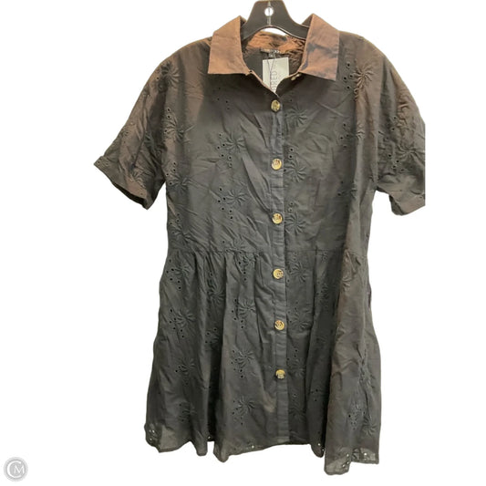 Dress Casual Midi By Papermoon In Black, Size: L
