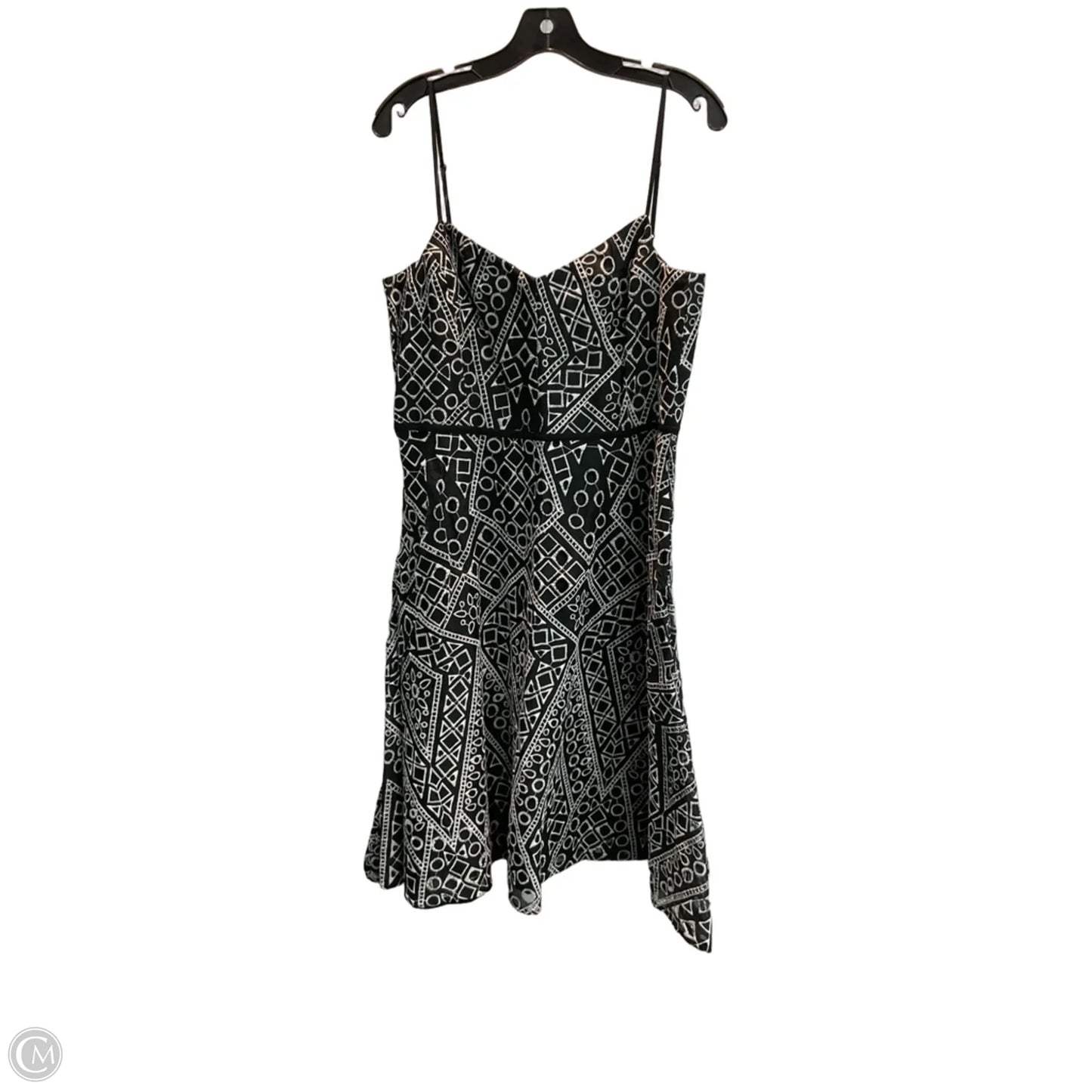 Dress Casual Midi By Banana Republic In Black, Size: L