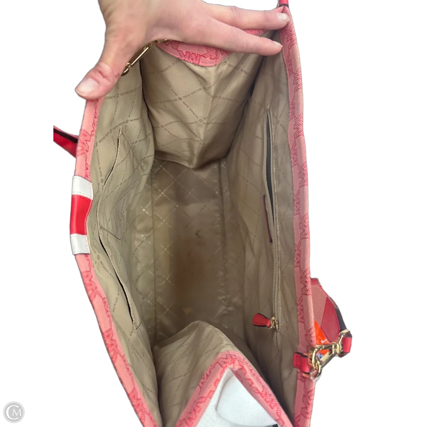 Tote Designer By Michael Kors, Size: Large