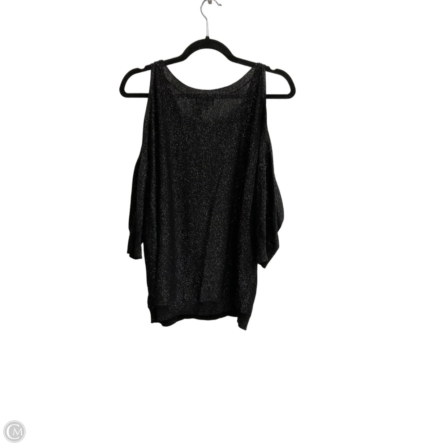 Top Long Sleeve By Ana In Black, Size: Xl