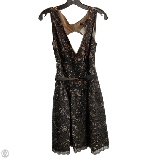 Dress Party Midi By Bcbgmaxazria In Black, Size: M