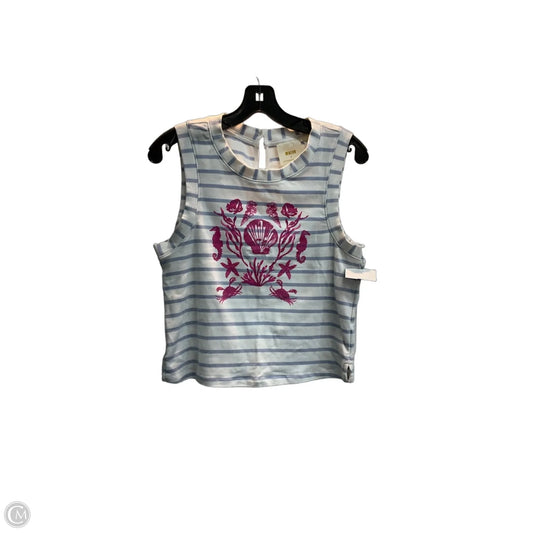 Top Sleeveless By Maeve In Striped Pattern, Size: M