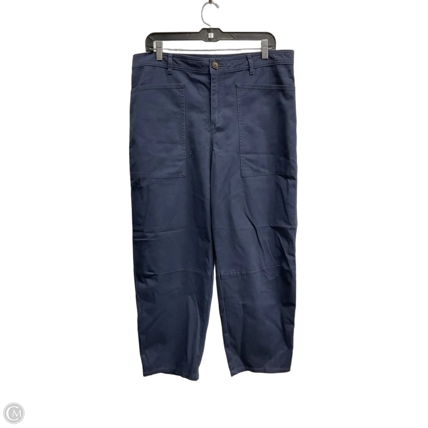 Pants Wide Leg By Loft In Navy, Size: 12