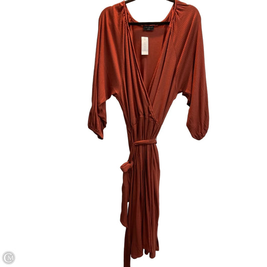 Dress Casual Maxi By Lane Bryant In Brown, Size: 4x