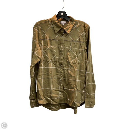 Top Long Sleeve By Shyanne In Green, Size: S