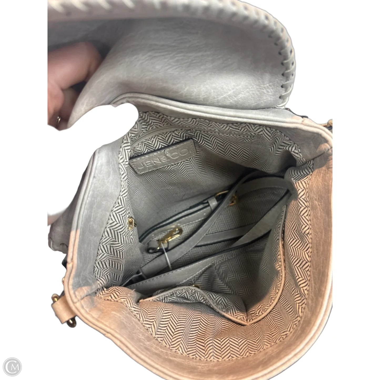 Handbag By Jen & Co, Size: Medium