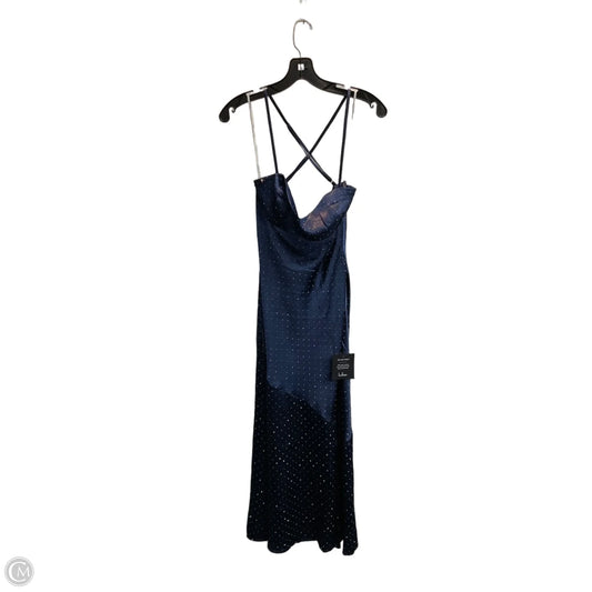 Dress Party Long By Lulus In Navy, Size: S