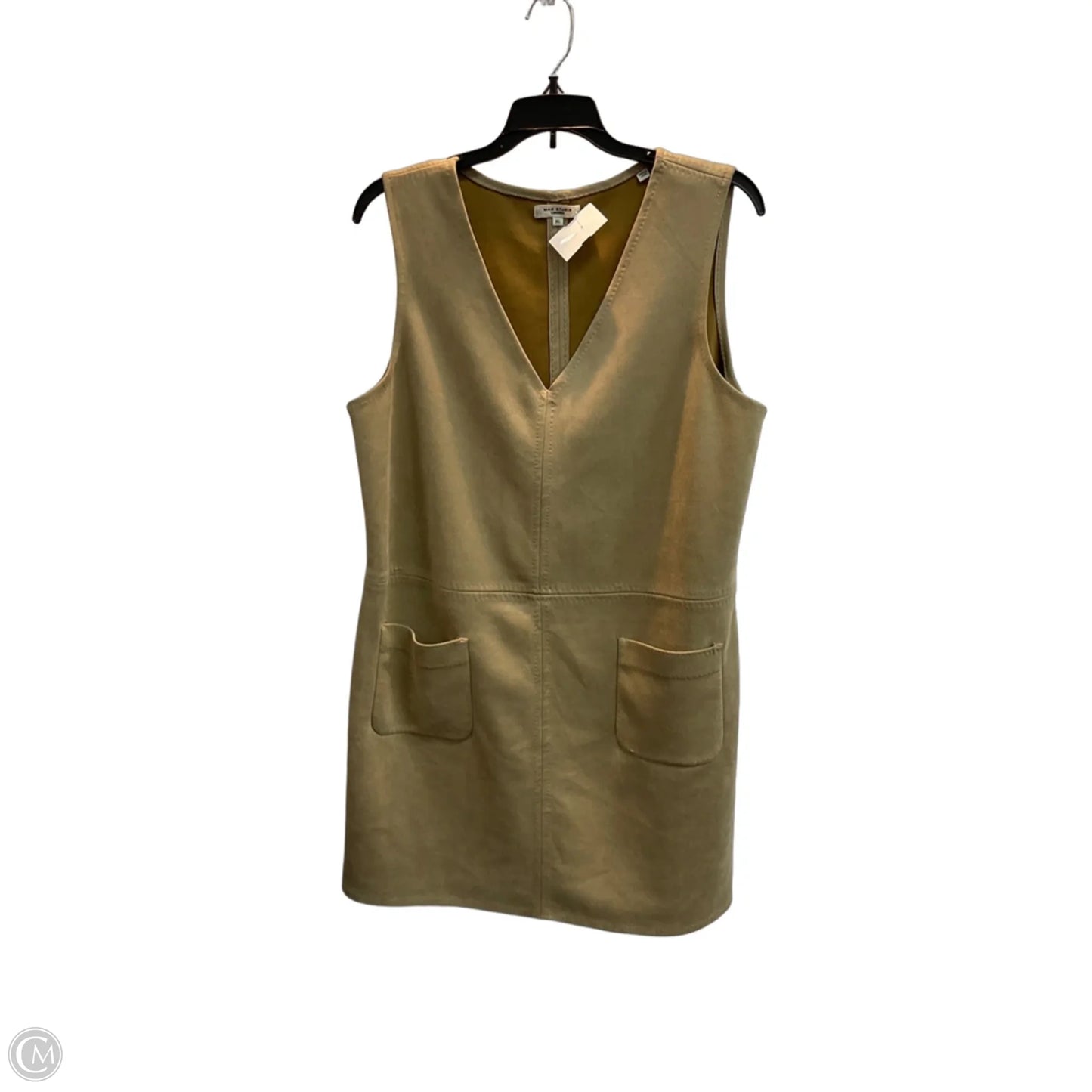 Dress Work By Max Studio In Tan, Size: Xl