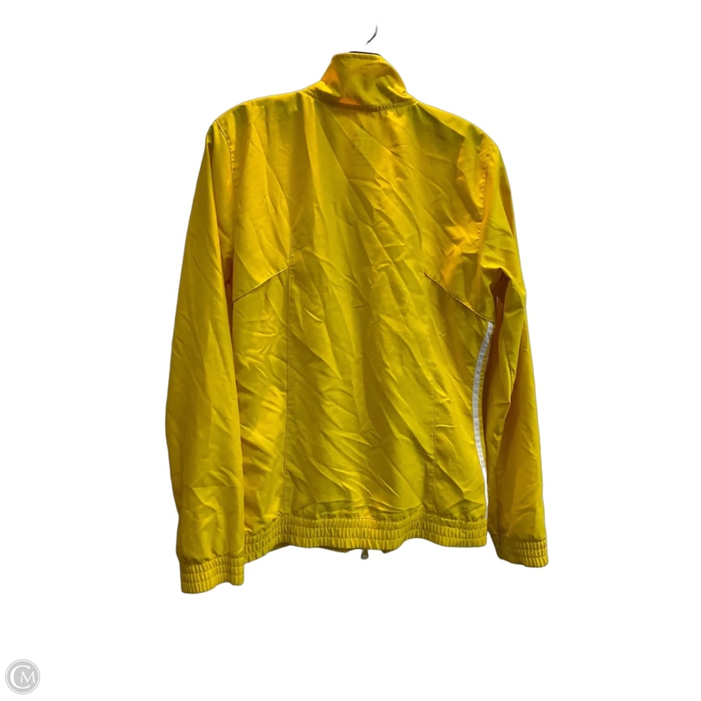 Athletic Jacket By Adidas In Yellow, Size: M