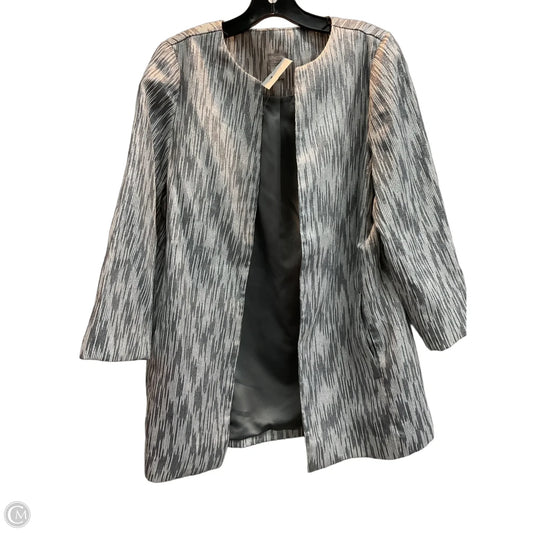 Blazer By Chicos In Silver, Size: M