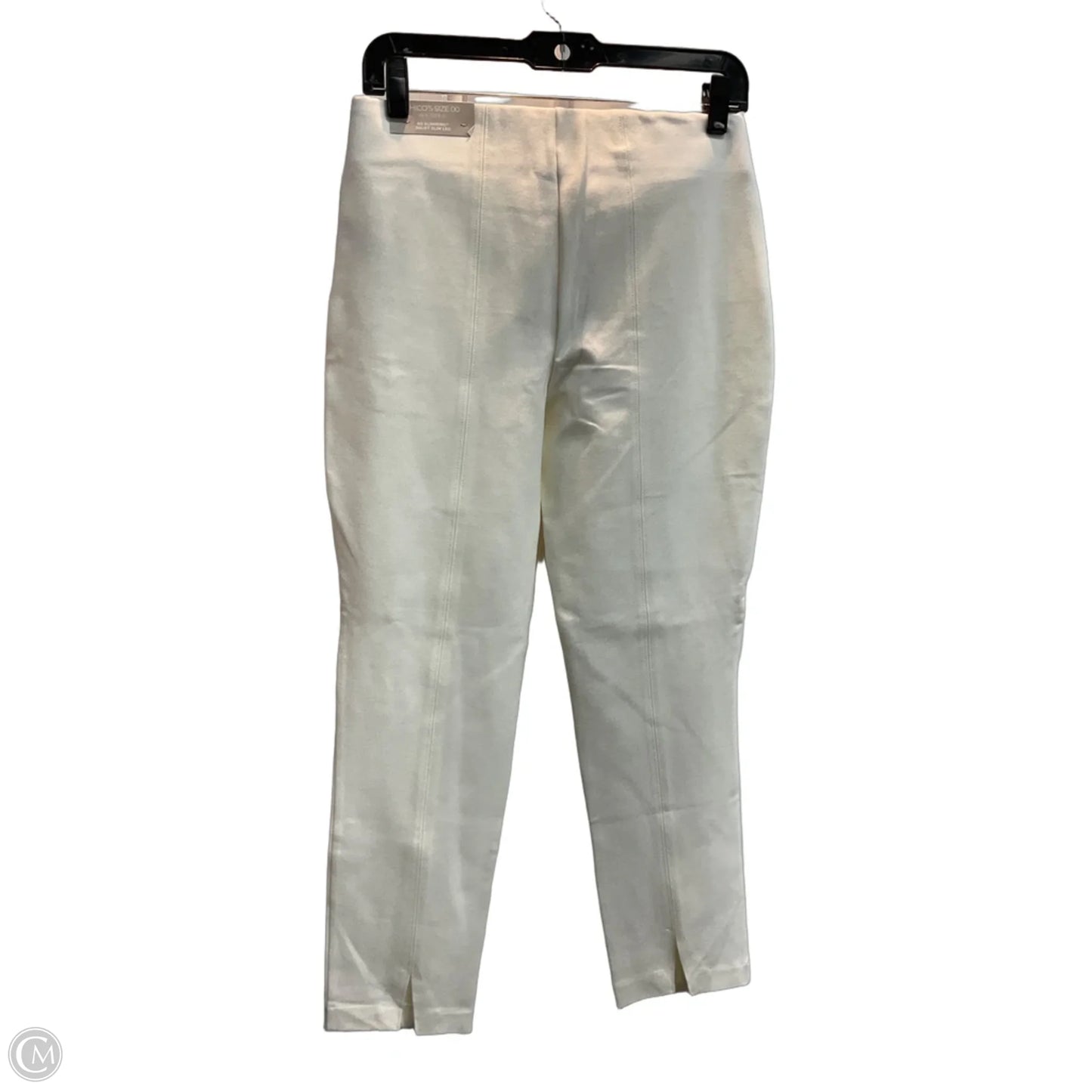Pants Leggings By Chicos In White, Size: 2