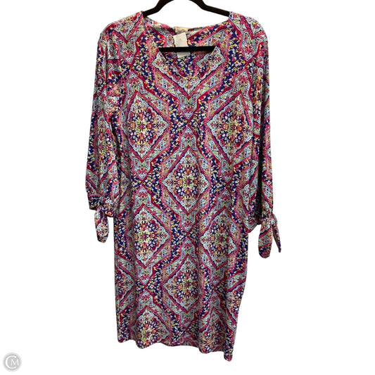 Dress Casual Midi By Chicos In Multi-colored, Size: M