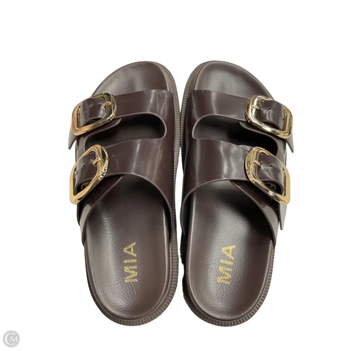Sandals Flats By Mia In Brown, Size: 7