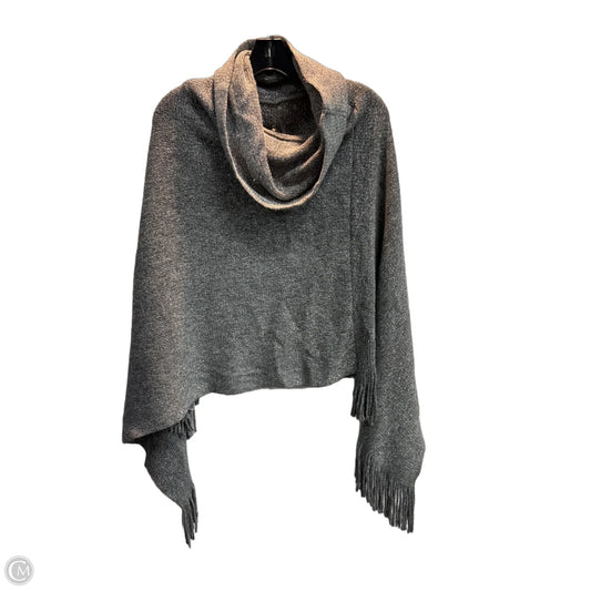Poncho By Chicos In Grey, Size: Osfm