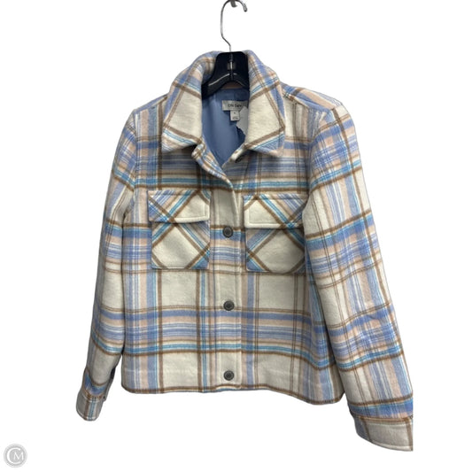 Jacket Fleece By On 34th In Plaid Pattern, Size: S