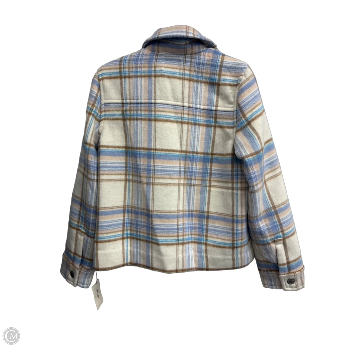 Jacket Fleece By On 34th In Plaid Pattern, Size: S
