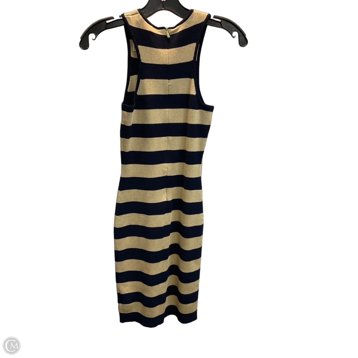 Dress Casual Short By Michael By Michael Kors In Blue & Gold, Size: S