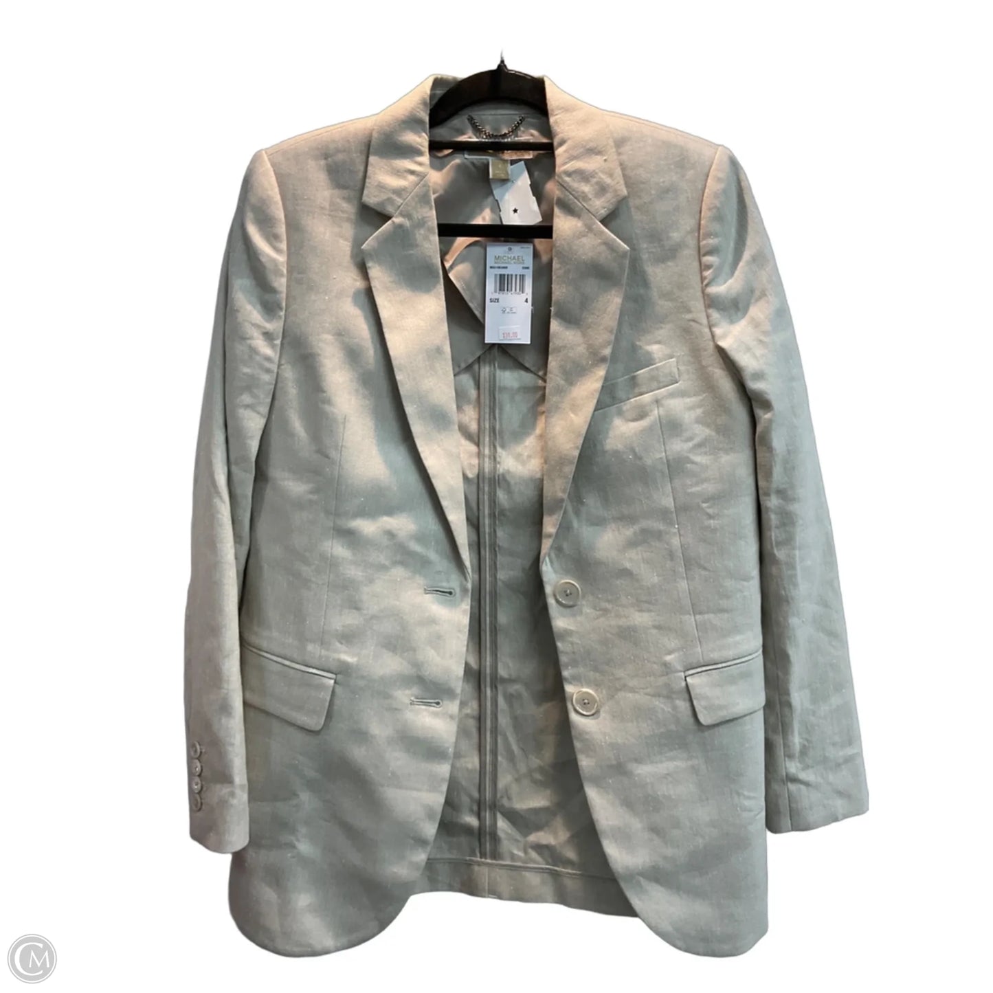 Blazer By Michael By Michael Kors In Beige, Size: S