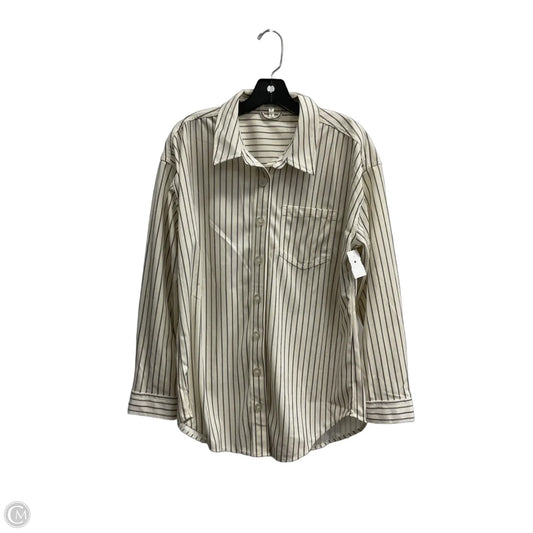 Top Long Sleeve By Maurices In Striped Pattern, Size: S