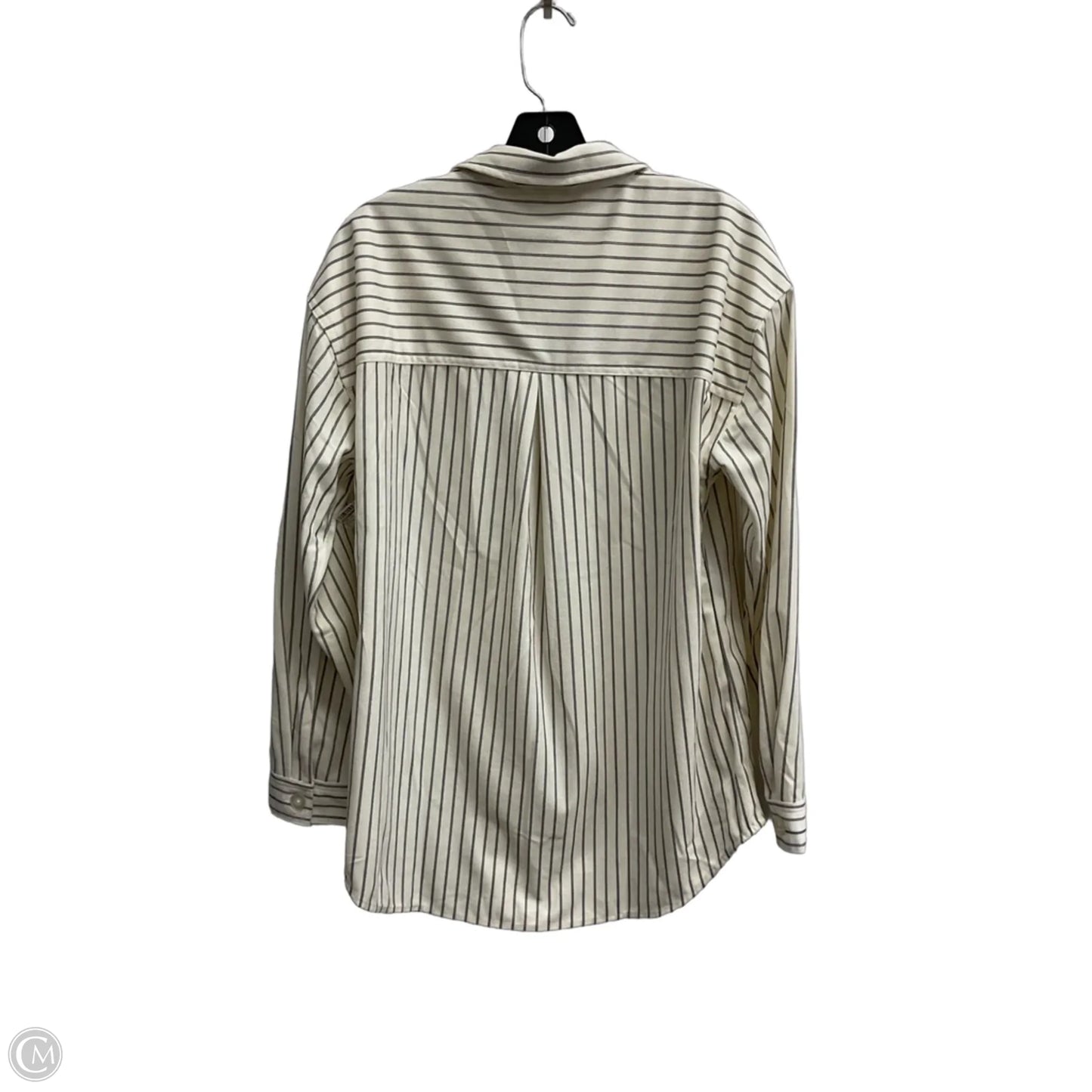 Top Long Sleeve By Maurices In Striped Pattern, Size: S