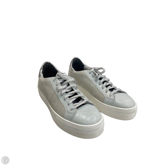Shoes Sneakers By P448 In Grey & Silver, Size: 11