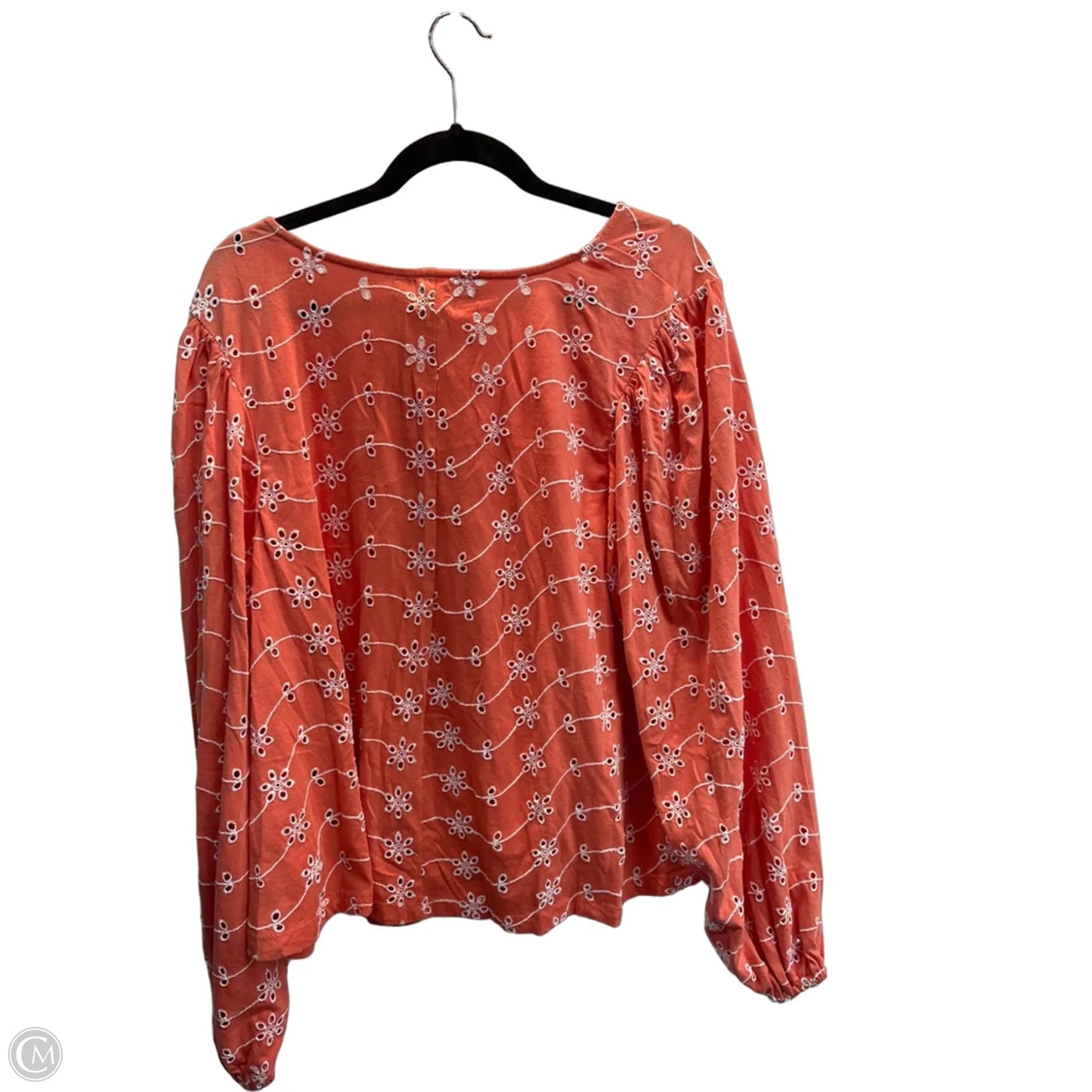 Top Long Sleeve By Asos In Floral Print, Size: Xl