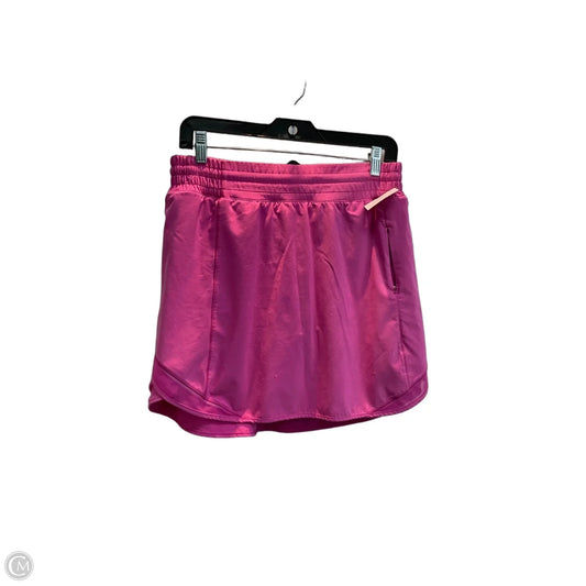 Athletic Skort By Lululemon In Pink, Size: M