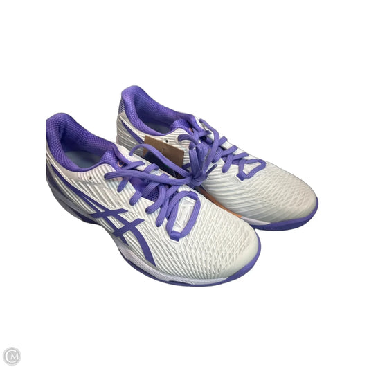 Shoes Athletic By Asics In Purple & White, Size: 10.5