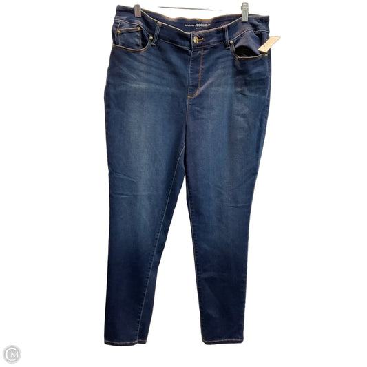 Jeans Jeggings By Chicos In Blue, Size: 12