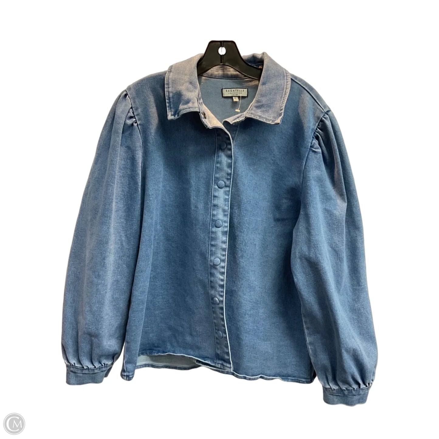 Jacket Denim By Bagatelle In Blue, Size: Xl