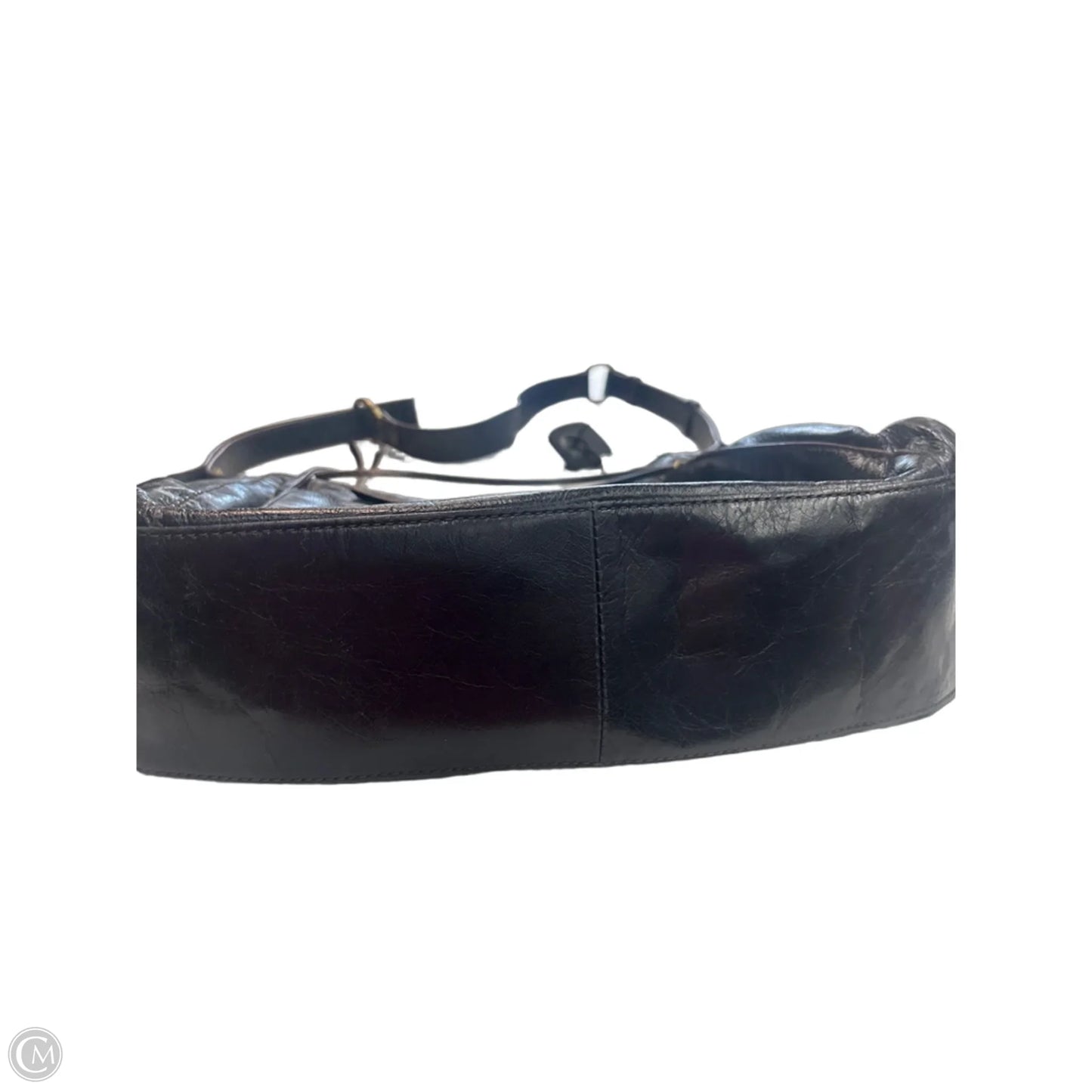 Handbag Leather By Hobo Intl, Size: Medium