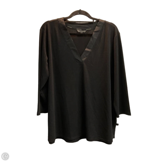 Top Long Sleeve By Banana Republic In Black, Size: Xl
