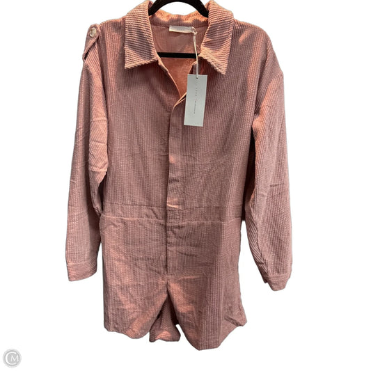 Romper By Lush In Pink, Size: L