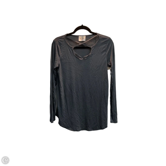 Top Long Sleeve By Clothes Mentor In Grey, Size: S