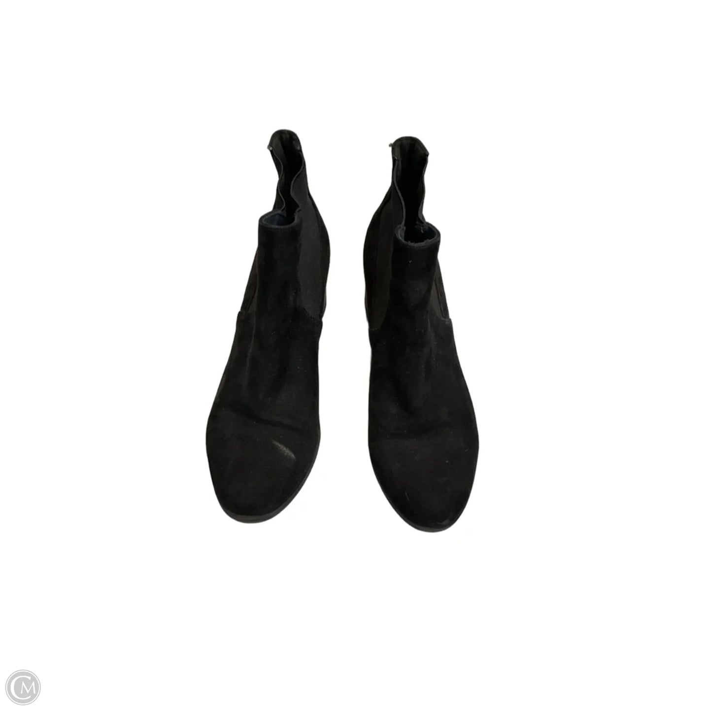 Boots Ankle Heels By Divided In Black, Size: 6