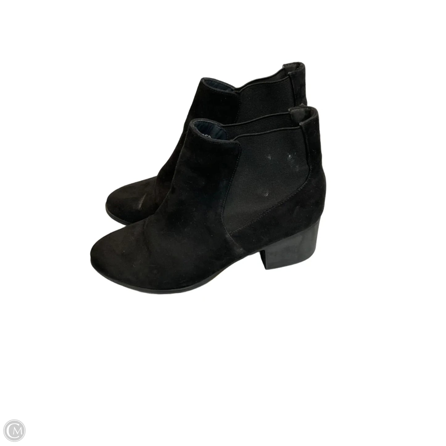 Boots Ankle Heels By Divided In Black, Size: 6
