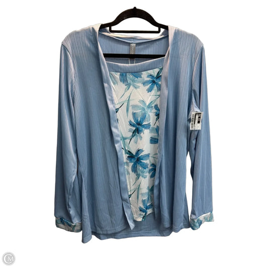 Top Long Sleeve By Noracora In Floral Print, Size: Xl