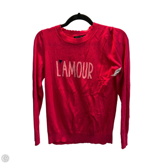 Top Long Sleeve By Banana Republic In Pink, Size: S
