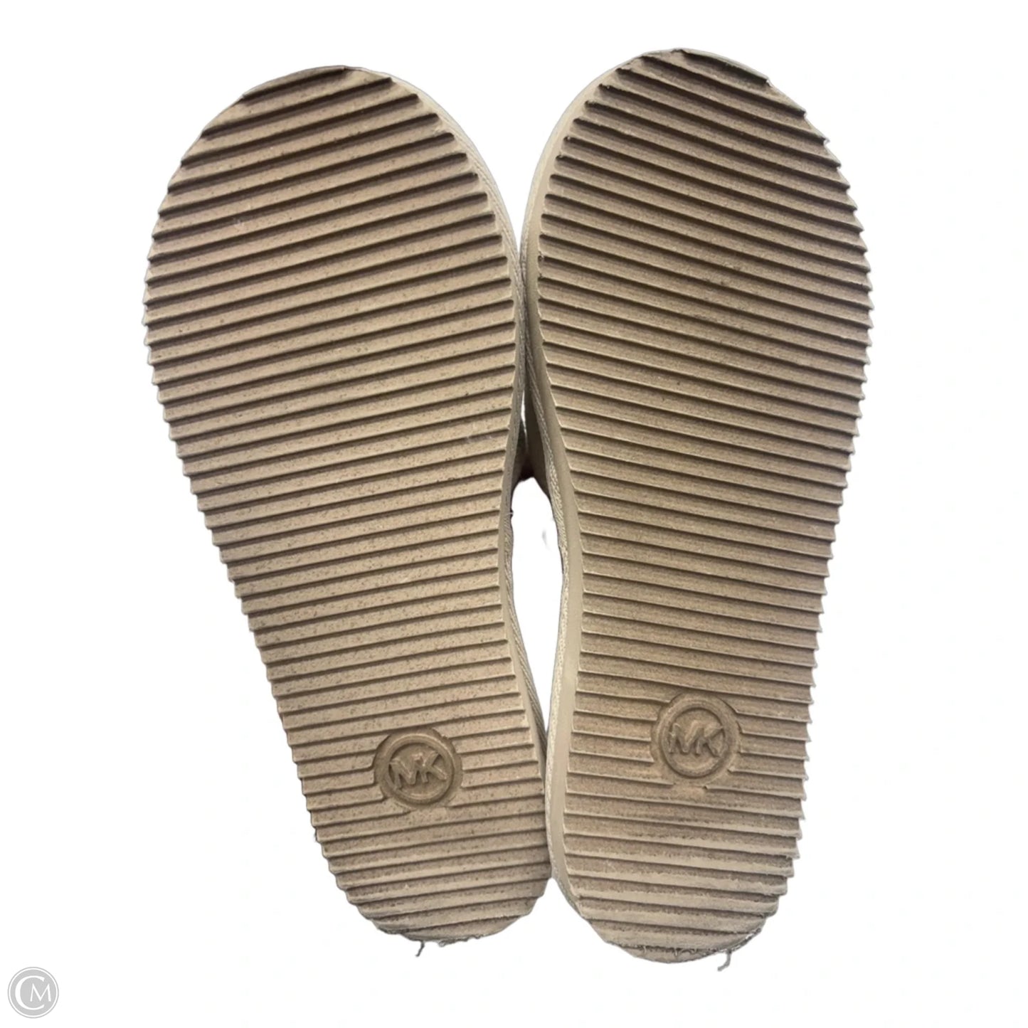 Sandals Flats By Michael By Michael Kors In Beige, Size: 7