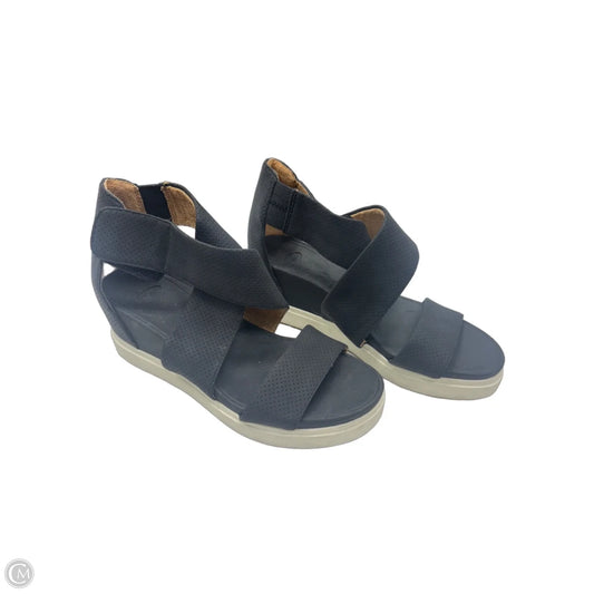 Sandals Heels Wedge By Dr Scholls In Black, Size: 7.5