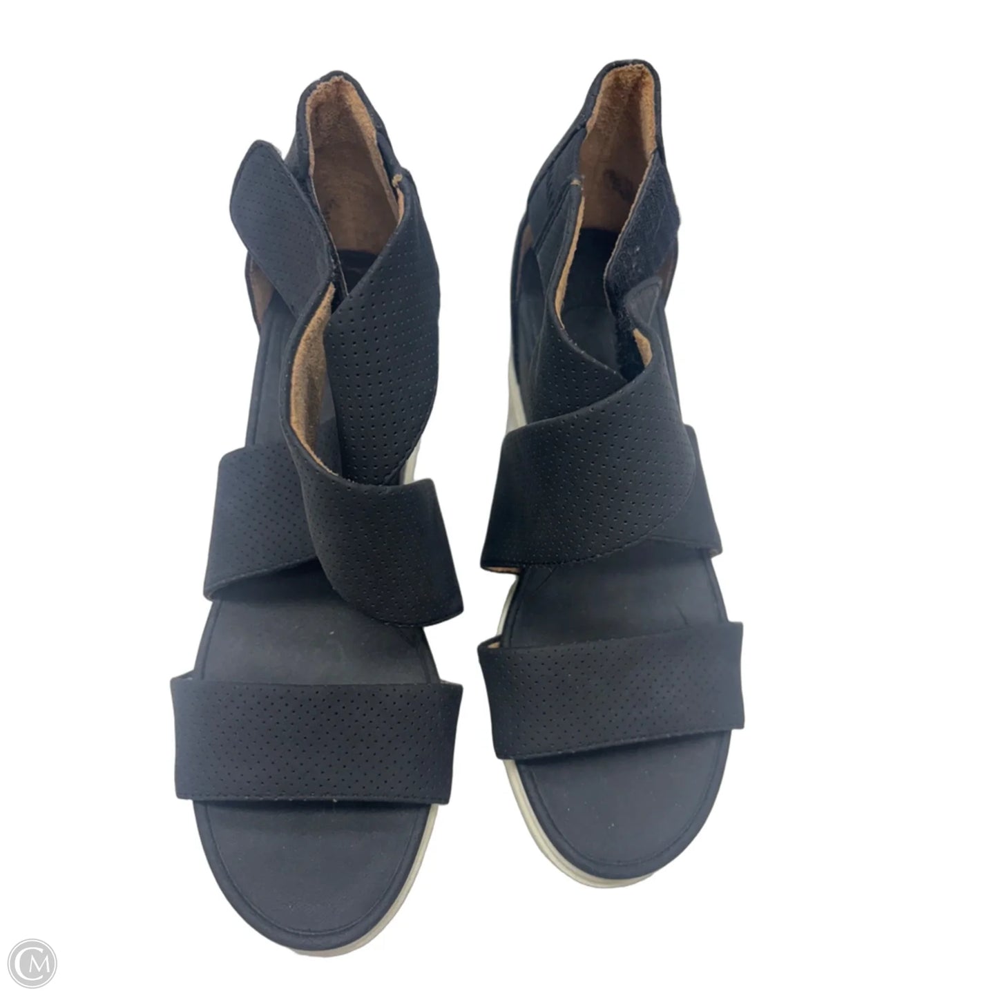 Sandals Heels Wedge By Dr Scholls In Black, Size: 7.5
