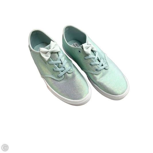 Shoes Sneakers By Vans In Aqua, Size: 7