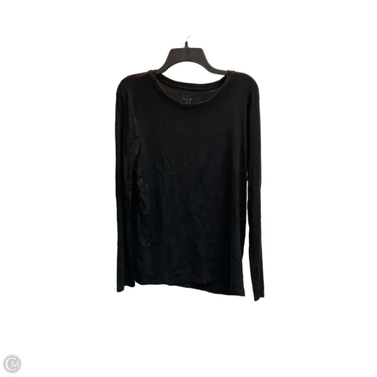 Top Long Sleeve Basic By A New Day In Black, Size: Xxl