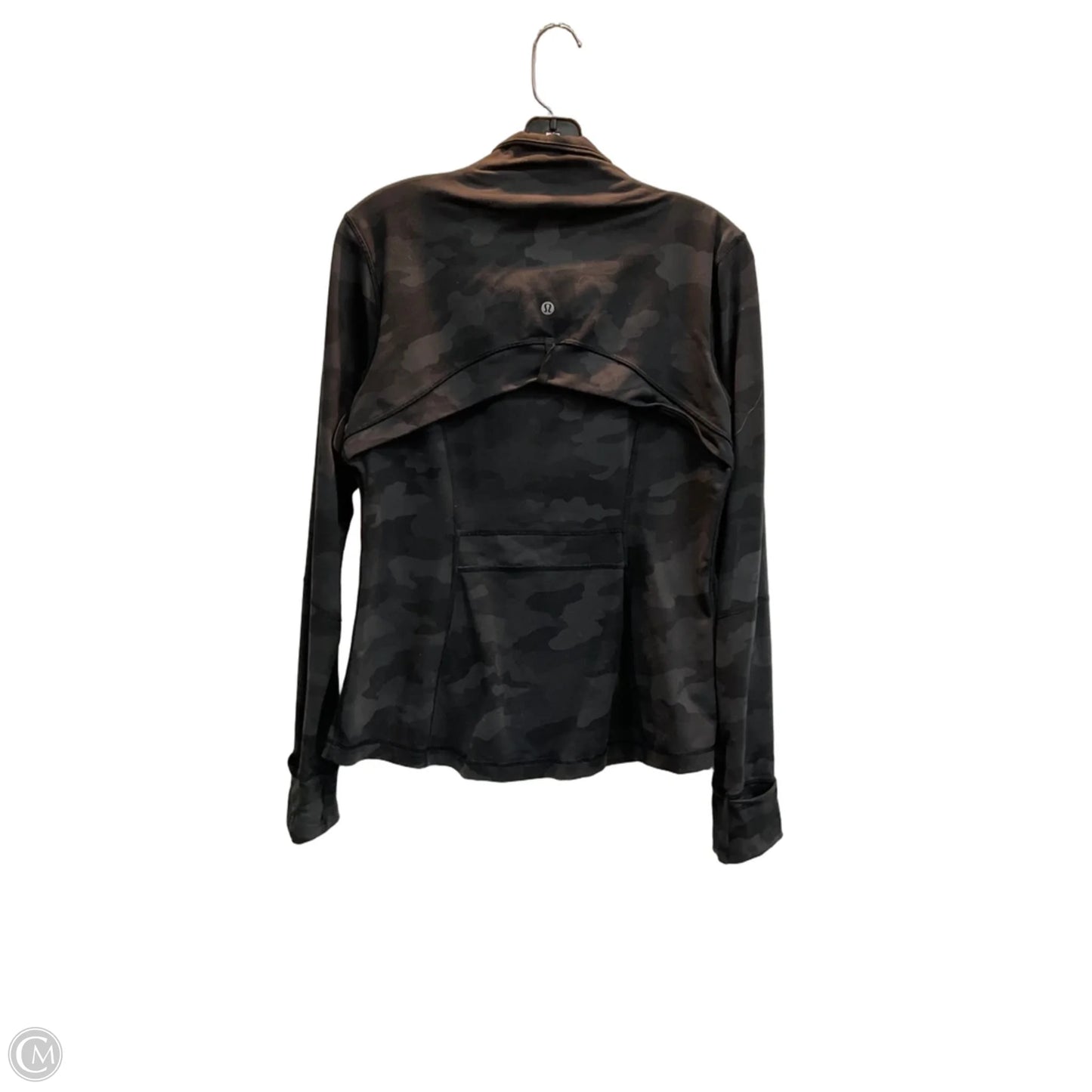 Athletic Jacket By Lululemon In Black, Size: L