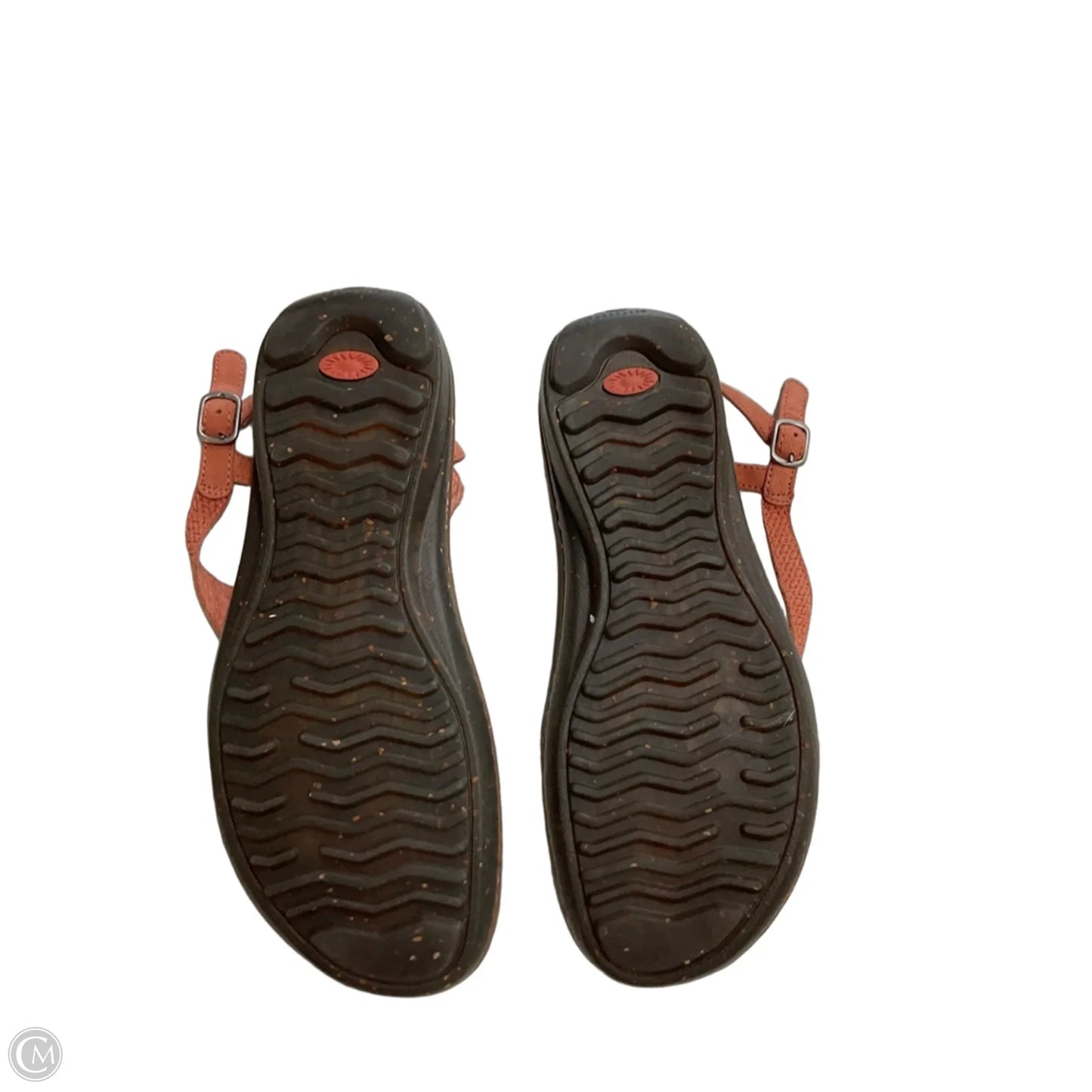 Sandals Designer By Ugg In Pink, Size: 8