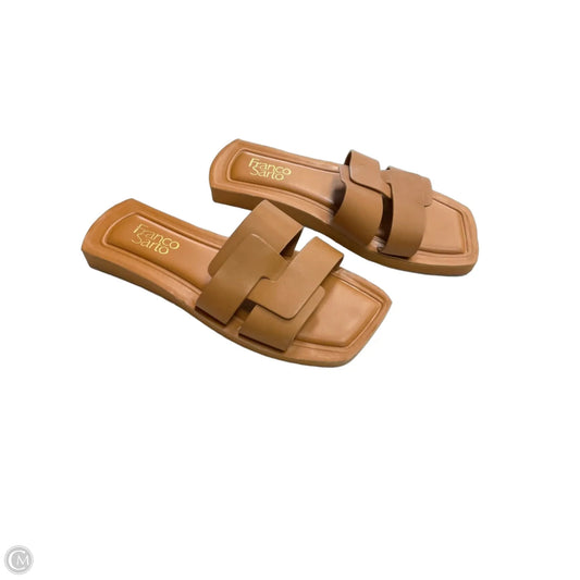 Sandals Flats By Franco Sarto In Brown, Size: 8.5