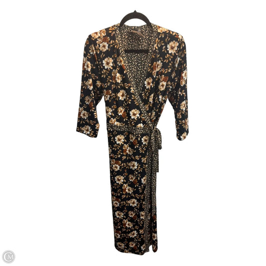 Dress Casual Maxi By Perceptions In Floral Print, Size: L