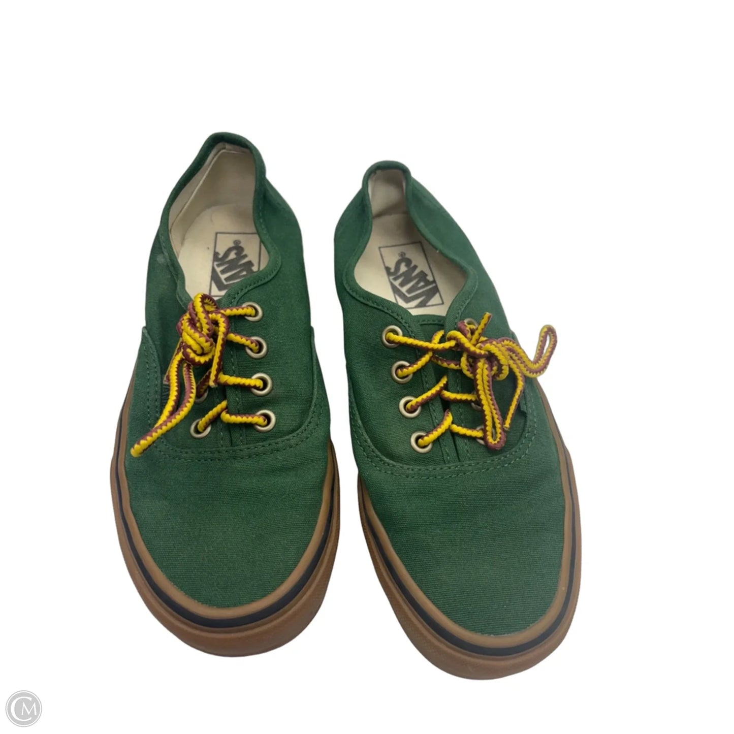 Shoes Sneakers By Vans In Green, Size: 7.5