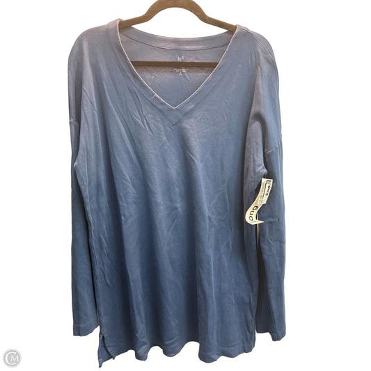 Tunic Long Sleeve By J. Jill In Blue, Size: M